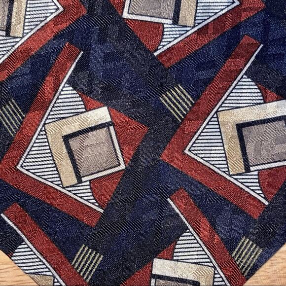 Conte di Milano Silk Patterned Tie - Picture 3 of 6